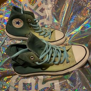 Converse green ombré All Star